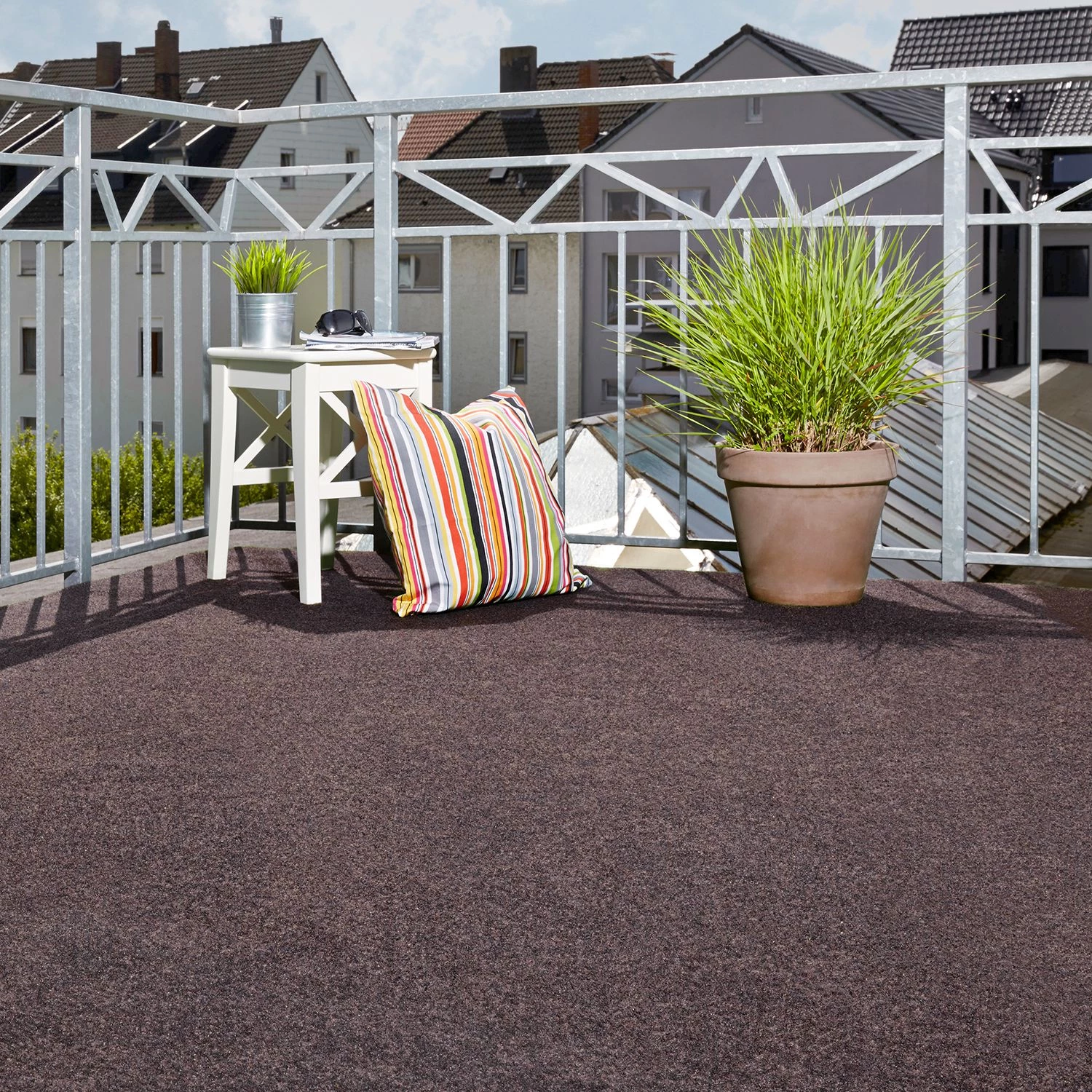 Andiamo Gazon synthétique Latina - Feutre - Marron 4 Andiamo Gazon synthétique Latina - Feutre - Marron – Image 2