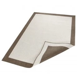 Northrugs Tapis intérieur/extérieur Qala - Noix de muscade - 200 x 290 cm