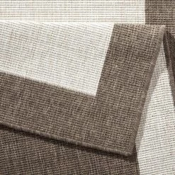 Northrugs Tapis intérieur/extérieur Qala - Noix de muscade - 200 x 290 cm -Tapis Soldes Boutique in outdoorteppich panama kunstfaser creme taupe 160 x 230 cm 4816852