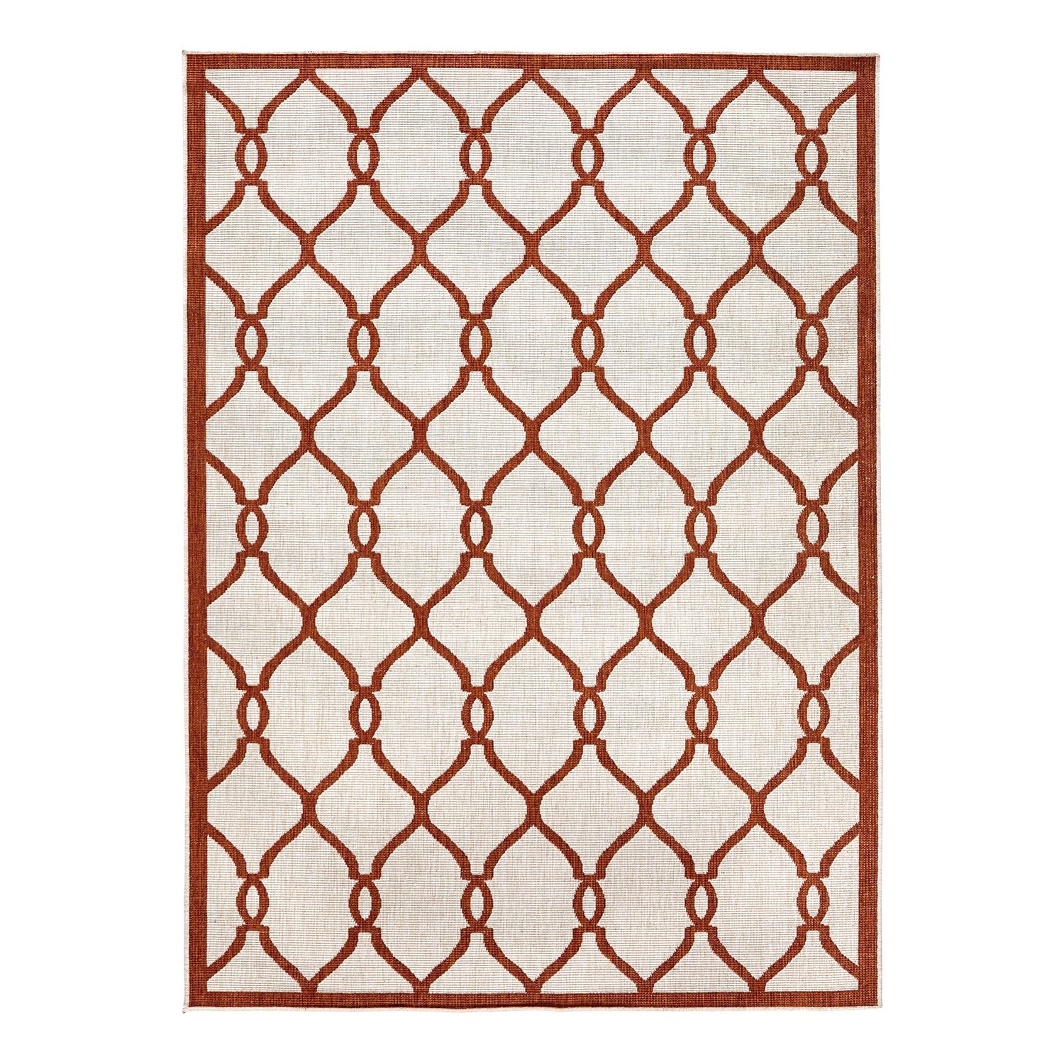 Northrugs Tapis intérieur/extérieur Rimini - Rouge brique - 200 x 290 cm 3 Northrugs Tapis intérieur/extérieur Rimini - Rouge brique - 200 x 290 cm