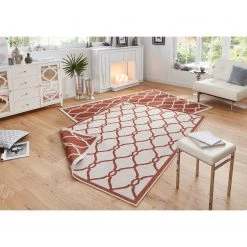 Northrugs Tapis intérieur/extérieur Rimini - Rouge brique - 200 x 290 cm 10 Northrugs Tapis intérieur/extérieur Rimini - Rouge brique - 200 x 290 cm -Tapis Soldes Boutique in outdoorteppich rimini kunstfaser creme rot 160 x 230 cm 4811880