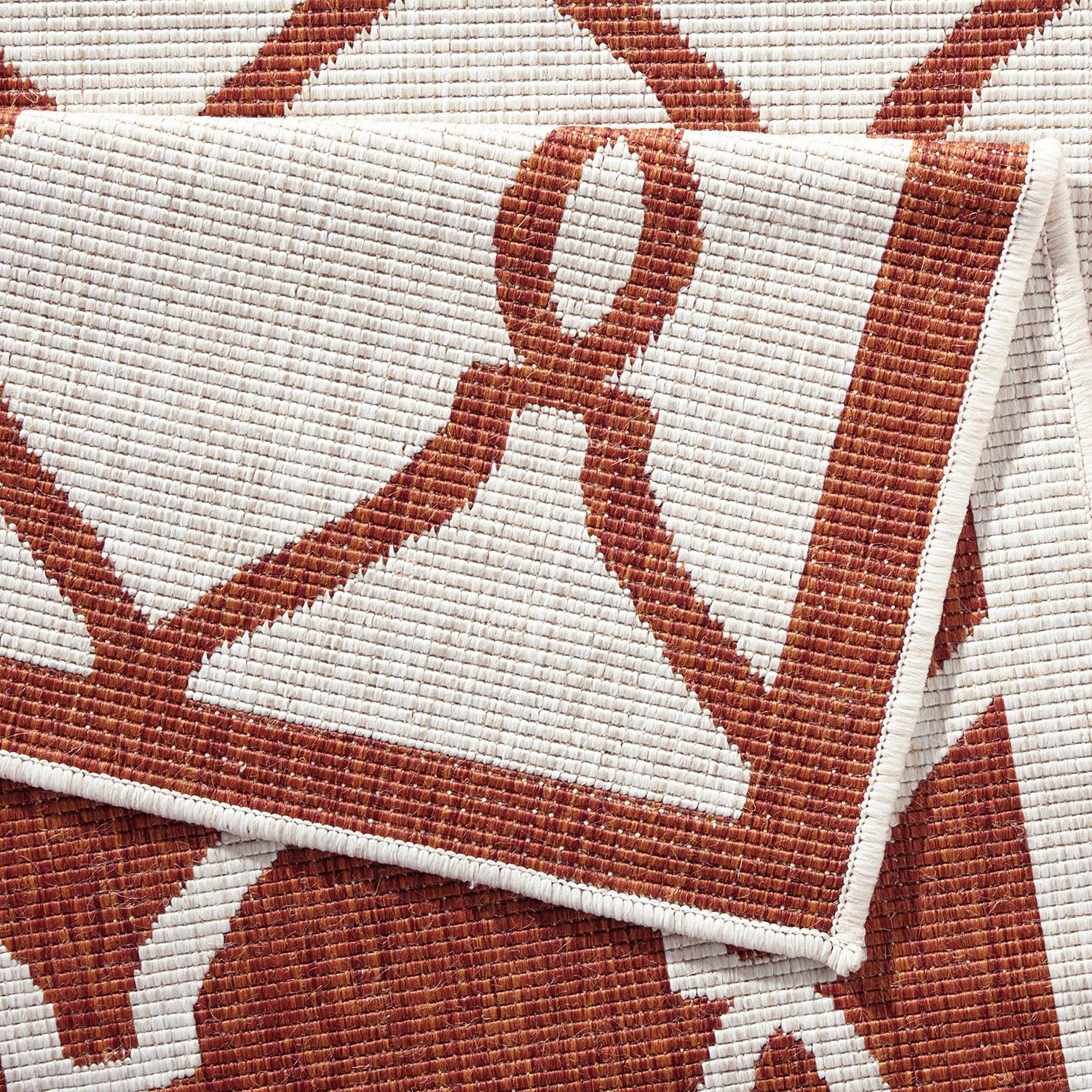 Northrugs Tapis intérieur/extérieur Rimini - Rouge brique - 200 x 290 cm 8 Northrugs Tapis intérieur/extérieur Rimini - Rouge brique - 200 x 290 cm – Image 6