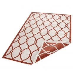 Northrugs Tapis intérieur/extérieur Rimini - Rouge brique - 200 x 290 cm 12 Northrugs Tapis intérieur/extérieur Rimini - Rouge brique - 200 x 290 cm -Tapis Soldes Boutique in outdoorteppich rimini kunstfaser creme rot 160 x 230 cm 4811888