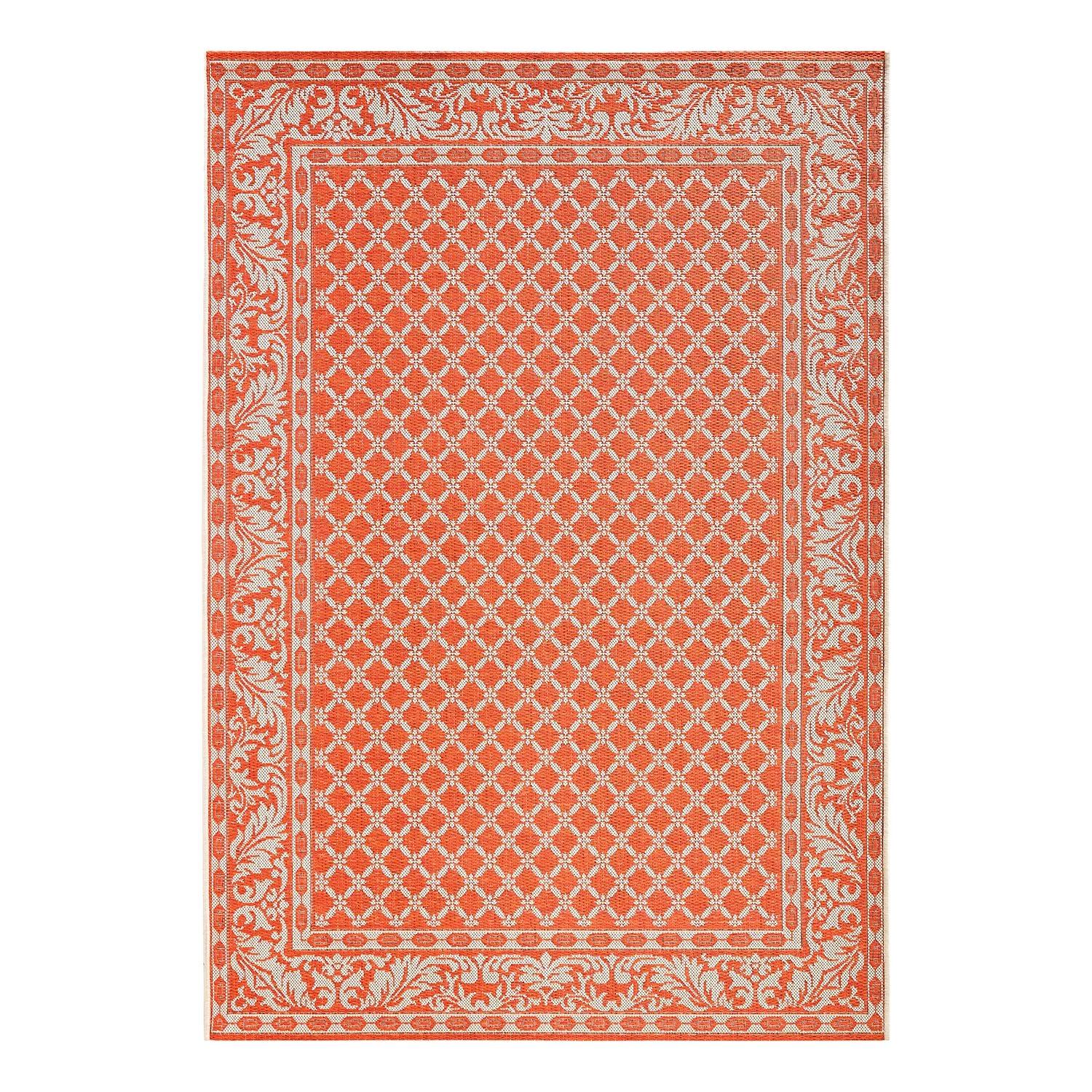 Northrugs Tapis d'intérieur et d'extérieur Royal - Terre cuite - 160 x 230 cm 3 Northrugs Tapis d'intérieur et d'extérieur Royal - Terre cuite - 160 x 230 cm