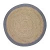 Top Square Tapis en jute Sues - Jute - Beige / Gris