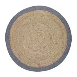 Top Square Tapis en jute Sues - Jute - Beige / Gris