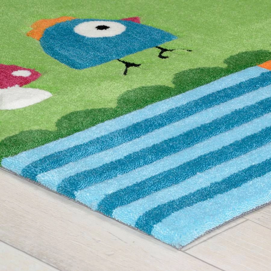 THEKO die markenteppiche Tapis pour enfant Maui - Motif animalier, multicolore - 100 x 160 cm 4 THEKO die markenteppiche Tapis pour enfant Maui - Motif animalier, multicolore - 100 x 160 cm – Image 2