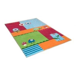 THEKO die markenteppiche Tapis pour enfant Maui - Motif animalier, multicolore - 100 x 160 cm 7 THEKO die markenteppiche Tapis pour enfant Maui - Motif animalier, multicolore - 100 x 160 cm -Tapis Soldes Boutique kinderteppich maui in zwei groessen 1161657