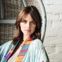 Eva Padberg Collection Tapis Hellerup (tissé à la main) - 160 x 230 cm -Tapis Soldes Boutique korbsessel moruya webstoff mango beige grau 4702892