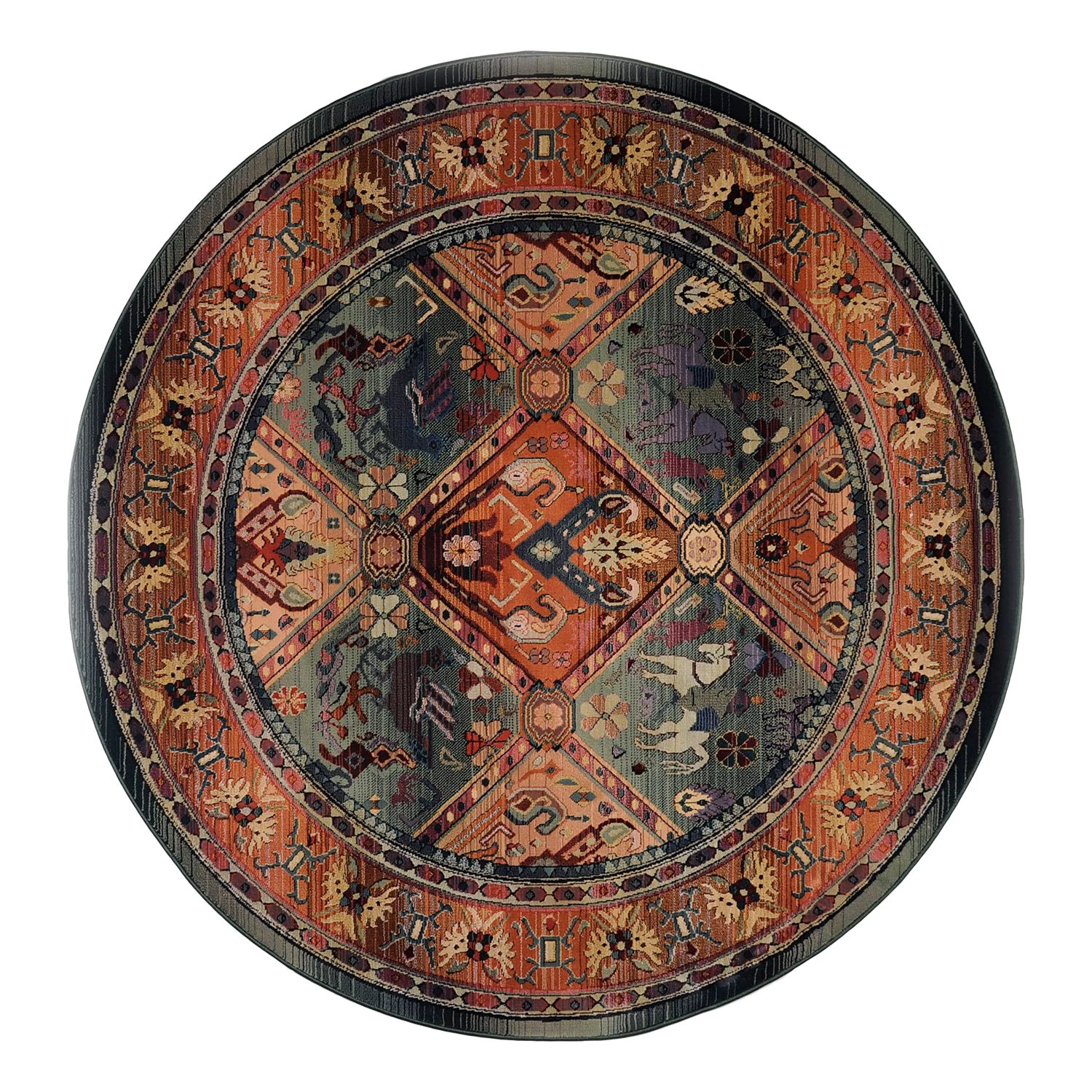 THEKO die markenteppiche Tapis à poils courts Gabiro Chic Round - Fibres synthétiques - Ø 120 cm 3 THEKO die markenteppiche Tapis à poils courts Gabiro Chic Round - Fibres synthétiques - Ø 120 cm