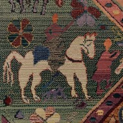 THEKO die markenteppiche Tapis à poils courts Gabiro Chic Round - Fibres synthétiques - Ø 120 cm 7 THEKO die markenteppiche Tapis à poils courts Gabiro Chic Round - Fibres synthétiques - Ø 120 cm -Tapis Soldes Boutique kurzflorteppich gabiro round kunstfaser gruen orange 120 cm 5001328