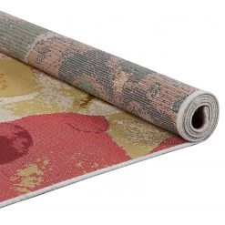 Tom Tailor Tapis à poils courts Garden Blossom - Fibres synthétiques - 123 x 180 cm -Tapis Soldes Boutique kurzflorteppich garden blossom kunstfaser weiss rosa 70 x 120 cm 5001164