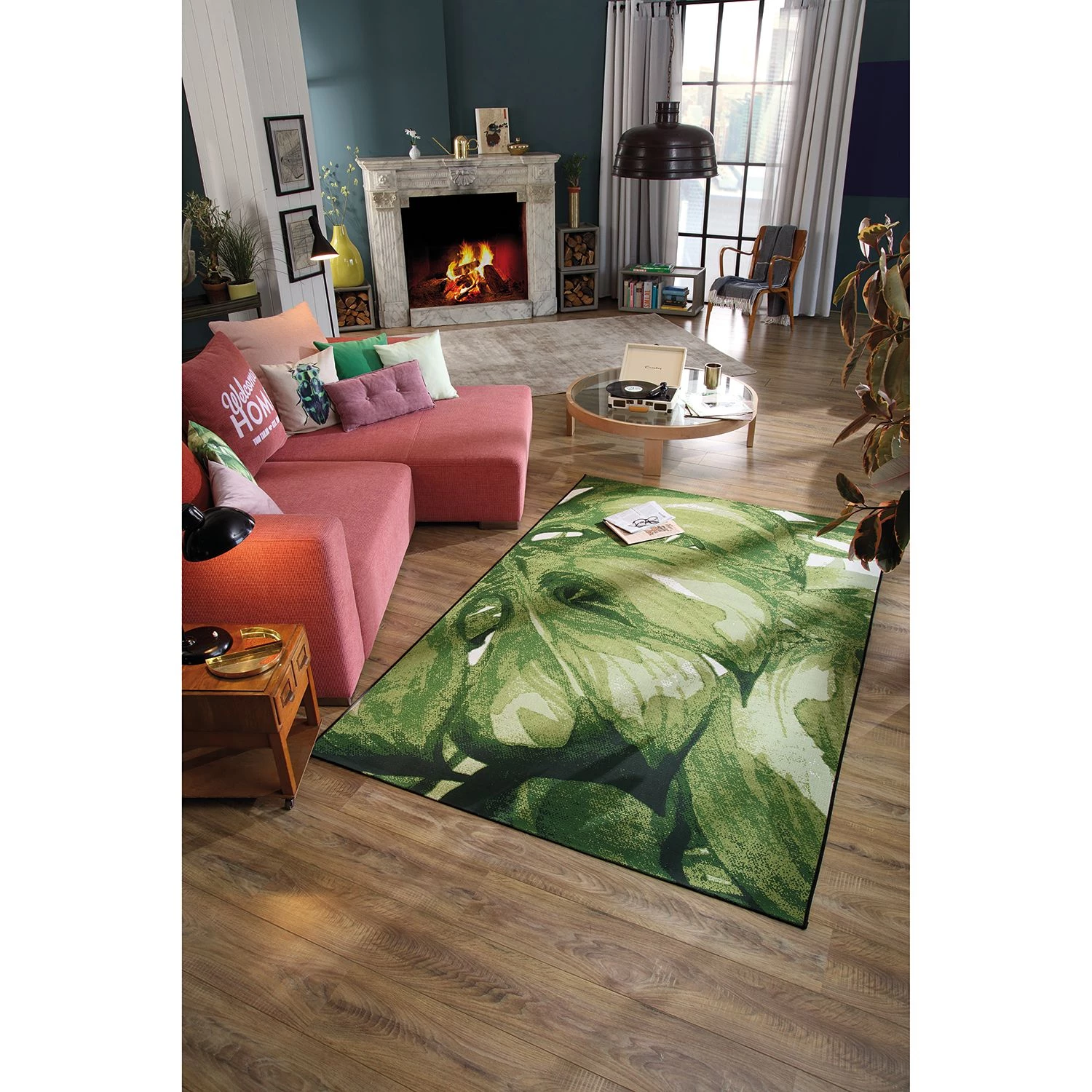Tom Tailor Tapis à poils courts Garden Palm - Fibres synthétiques - 70 x 120 cm 4 Tom Tailor Tapis à poils courts Garden Palm - Fibres synthétiques - 70 x 120 cm – Image 2