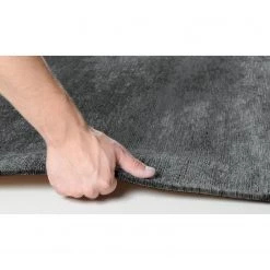 THEKO die markenteppiche Tapis à poils courts Kapstadt Cloud - Tissu mélangé - Anthracite - 155 x 230 cm -Tapis Soldes Boutique kurzflorteppich heritage cloud mischgewebe anthrazit 155 x 230 cm 5000312