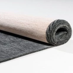 THEKO die markenteppiche Tapis à poils courts Kapstadt Cloud - Tissu mélangé - Anthracite - 155 x 230 cm -Tapis Soldes Boutique kurzflorteppich heritage cloud mischgewebe anthrazit 155 x 230 cm 5000316