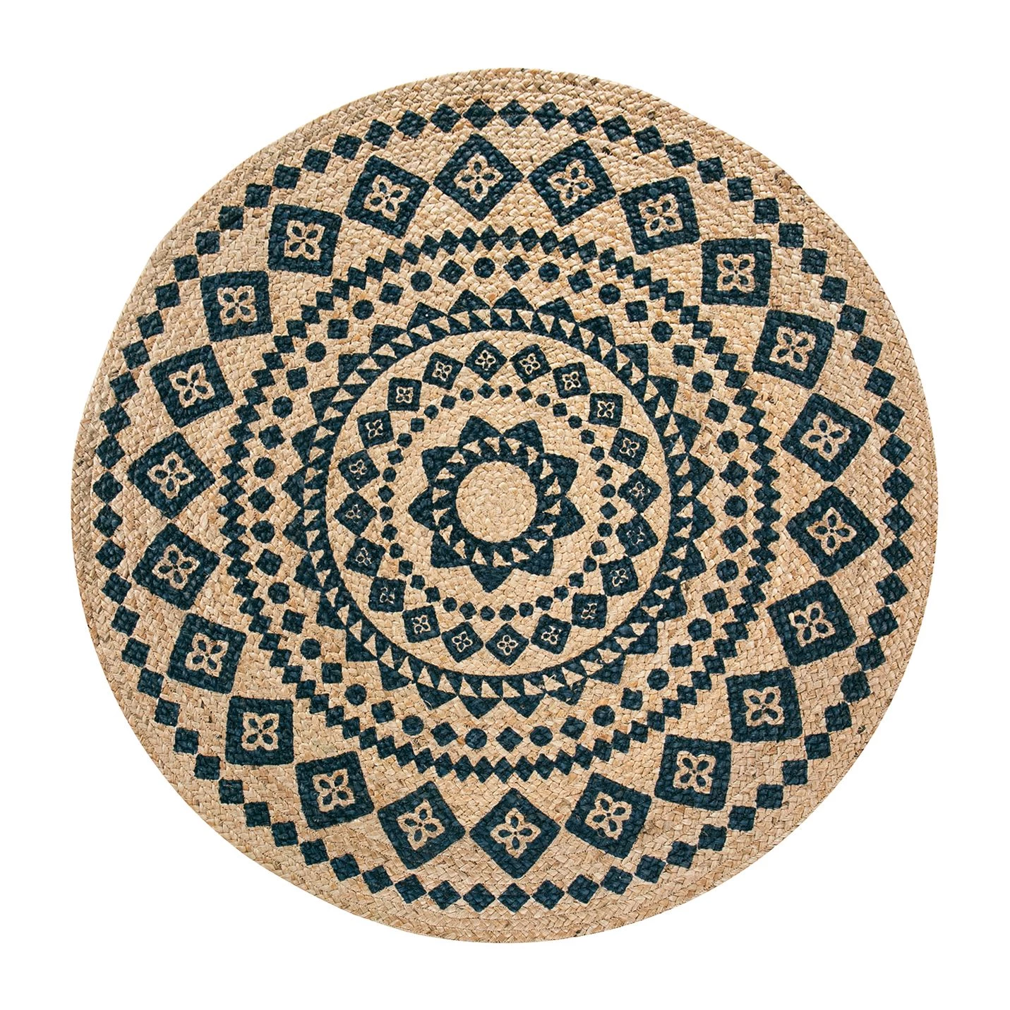 Luxor living Tapis de paille Mamda Light - Paille de maïs - Beige / Noir 3 Luxor living Tapis de paille Mamda Light - Paille de maïs - Beige / Noir