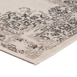 Top Square Tapis Vintage - Polypropylène - Gris - 140 x 200 cm -Tapis Soldes Boutique kurzflorteppich vintage mischgewebe grau 160 x 230 cm 4311248