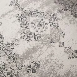 Top Square Tapis Vintage - Polypropylène - Gris - 140 x 200 cm -Tapis Soldes Boutique kurzflorteppich vintage mischgewebe grau 160 x 230 cm 4371040