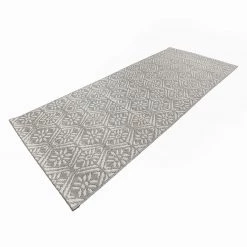 Zala Living Tapis de couloir Creation - Gris / Crème -Tapis Soldes Boutique laeufer creation kunstfaser grau 4582868