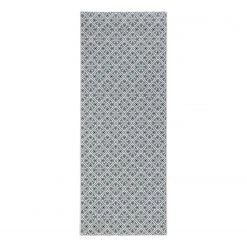 Zala Living Tapis de couloir Flake - Crème / Bleu