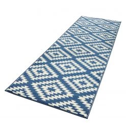 Hanse Home Tapis de couloir Nordic - Bleu - 80 x 250 cm -Tapis Soldes Boutique laeufer nordic kunstfaser blau 80 x 200 cm 4564556