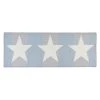 Hanse Home Tapis Sterne - Fibres synthétiques - Blanc / Bleu -Tapis Soldes Boutique laeufer sterne kunstfaser weiss blau 3764008