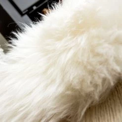 Top Square Peau de mouton I - Blanc -Tapis Soldes Boutique schaffell i weiss 4810428