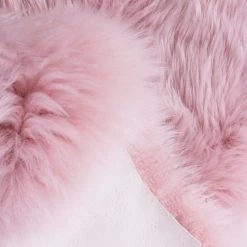 Andiamo Tapis peau de mouton - Rosé -Tapis Soldes Boutique schaffell tolosa wolle rose 4144864