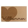 Zala Living Paillasson Herz Willkommen - Sable / Caramel 1 Zala Living Paillasson Herz Willkommen - Sable / Caramel -Tapis Soldes Boutique schmutzfangmatte herz willkommen kunstfaser sand karamell 4582616