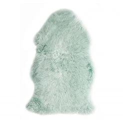Luxor living Tapis Schaffell - Vert pastel