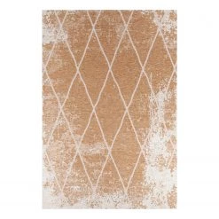 Tom Tailor Tapis Fine (tissé à la machine) - Marron clair / Blanc - 155 x 230 cm