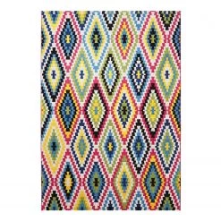 Top Square Tapis Fresh Kelim - Multicolore - 160 x 225 cm