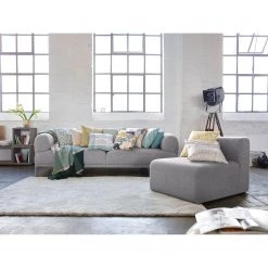 Esprit Home Tapis Relaxx - Granit - 200 x 290 cm -Tapis Soldes Boutique teppich fuxin polyester mikrofaser pebble grey 4291496