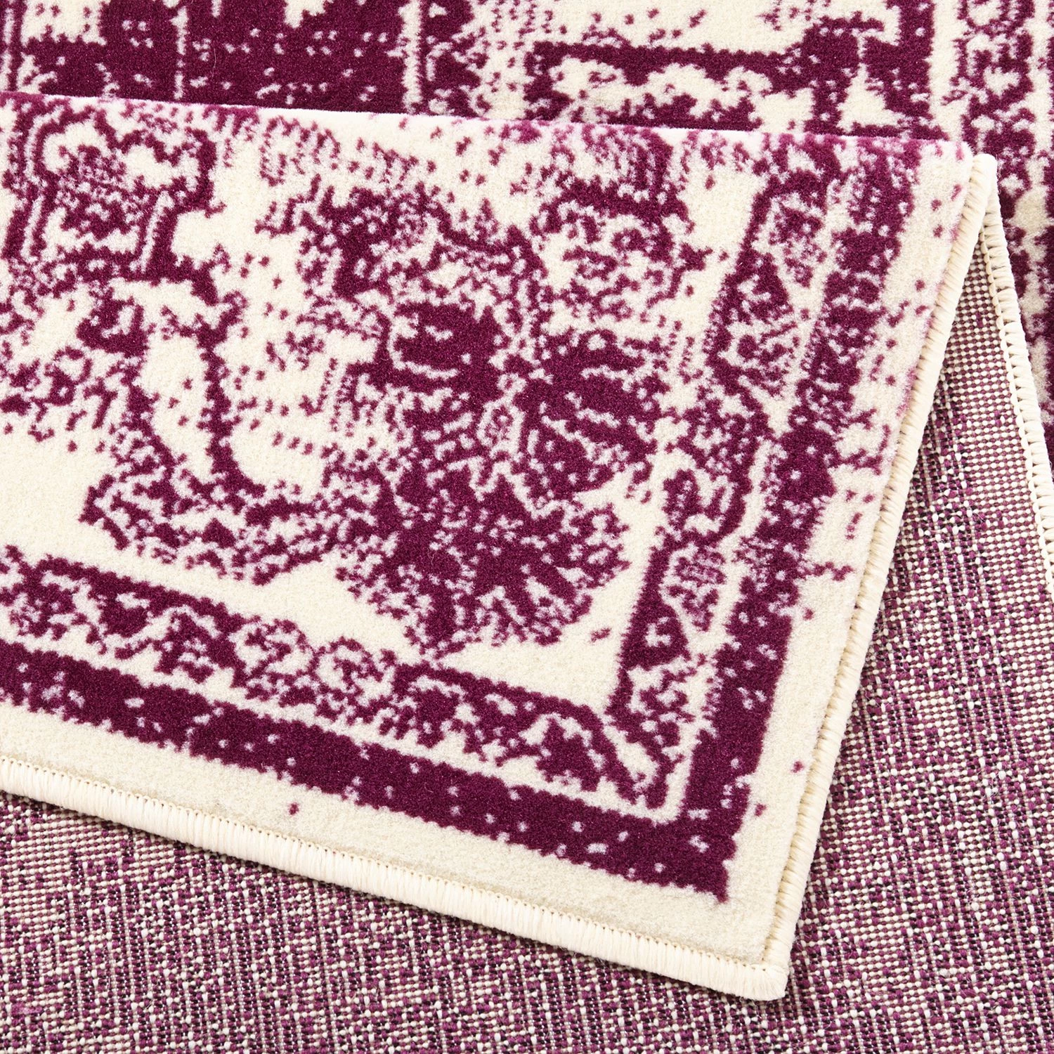 Zala Living Tapis Glorious - Aubergine / Blanc - 160 x 230 cm 6 Zala Living Tapis Glorious - Aubergine / Blanc - 160 x 230 cm – Image 4