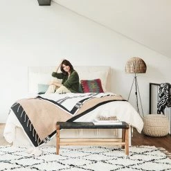 Eva Padberg Collection Tapis Kaunas - 160 x 230 cm -Tapis Soldes Boutique teppich kaunas mischgewebe weiss 4701628