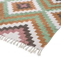Eva Padberg Collection Tapis Lohals - Coton - Multicolore -Tapis Soldes Boutique teppich lohals baumwollstoff grau 4689540