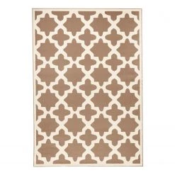Zala Living Tapis Noble - Marron clair / Crème - 140 x 200 cm