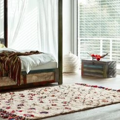 THEKO die markenteppiche Tapis Nomadic Design - Laine / Beige - 160 cm x 230 cm -Tapis Soldes Boutique teppich nomadic design wolle beige 2902917