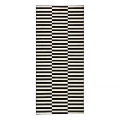 Hanse Home Tapis Panel - Noir / Crème - 80 x 200 cm