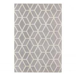 Top Square Tapis Play III - Gris / Crème - 120 x 170 cm