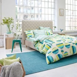 Esprit Home Tapis Rainbow Kelim - Coton - Bleu pétrole - 80 x 150 cm 12 Esprit Home Tapis Rainbow Kelim - Coton - Bleu pétrole - 80 x 150 cm -Tapis Soldes Boutique teppich rainbow kelim handgewebt baumwolle petrol 80 x 150 cm 4386120