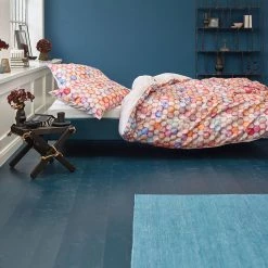 Esprit Home Tapis Rainbow Kelim - Coton - Bleu pétrole - 80 x 150 cm 13 Esprit Home Tapis Rainbow Kelim - Coton - Bleu pétrole - 80 x 150 cm -Tapis Soldes Boutique teppich rainbow kelim handgewebt baumwolle petrol 80 x 150 cm 4386132