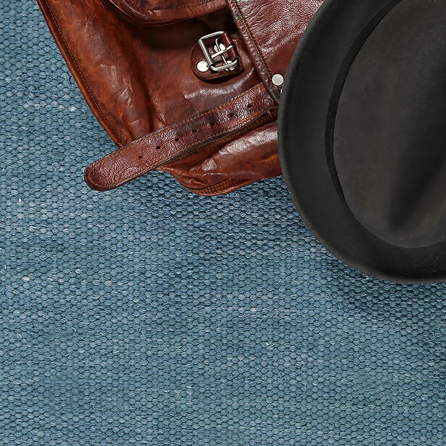 Esprit Home Tapis Rainbow Kelim - Coton - Bleu pétrole - 80 x 150 cm 7 Esprit Home Tapis Rainbow Kelim - Coton - Bleu pétrole - 80 x 150 cm – Image 5