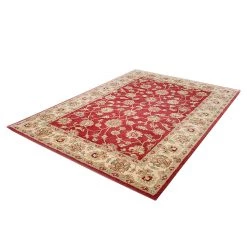 THEKO die markenteppiche Tapis Royal Ziegler - Laine / Rouge - 160 cm x 230 cm -Tapis Soldes Boutique teppich royal ziegler wolle rot 311166