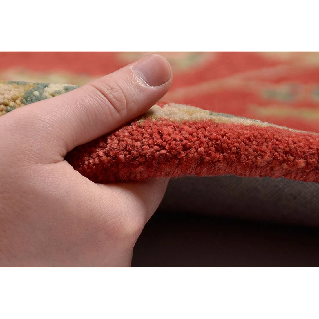 THEKO die markenteppiche Tapis Royal Ziegler - Laine / Terracotta - 70 cm x 270 cm 6 THEKO die markenteppiche Tapis Royal Ziegler - Laine / Terracotta - 70 cm x 270 cm – Image 4