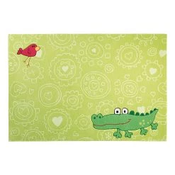 Tapis Sigikid Crocodile Happy Zoo - Grand modèle, vert - 120 x 180 cm -Tapis Soldes Boutique teppich sigikid crocodile happy zoo big size gruen 374958