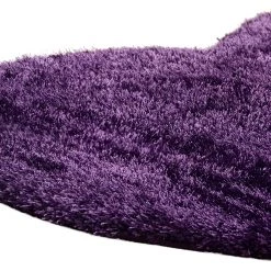 Tom Tailor Tapis Soft Heart - Violet - Dimensions : 100 x 100 cm -Tapis Soldes Boutique teppich soft heart violett 558573