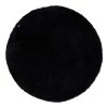 Tom Tailor Tapis Soft Round - Noir - Dimensions : 140 x 140 cm