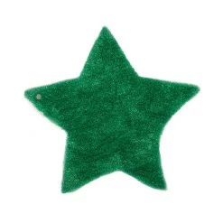 Tom Tailor Tapis Soft Star - Vert - 100 x 100 cm