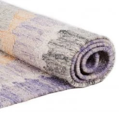 Tom Tailor Tapis Vintage Classic Kelim - Tissu mélangé - Lilas / Rose - 65 x 135 cm -Tapis Soldes Boutique teppich vintage classic kelim wolle 4560420